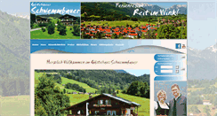Desktop Screenshot of gaestehaus-schwemmbauer.de